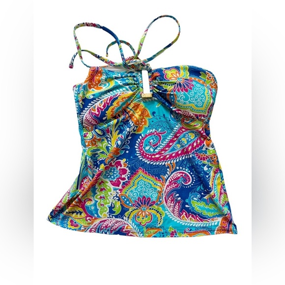 Ralph Lauren Other - Lauren Ralph Lauren Paisley Halter Tankini Top